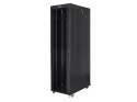 LANBERG SZAFAS TOJĄCA RACK 19" 47U 800X1200 DRZWI SZKLANE LCD CZARNA FF01-8247-12BL