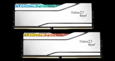 G.SKILL TRIDENT Z5 ROYAL RGB DDR5 2X48GB 6400MHZ CL32 XMP3 SILVER F5-6400J3239F48GX2-TR5S