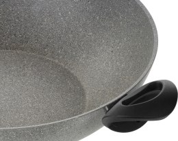 Patelnia BALLARINI Ferrara Wok z 2 uchwytami granitowa 36 cm FERR8KD.36D