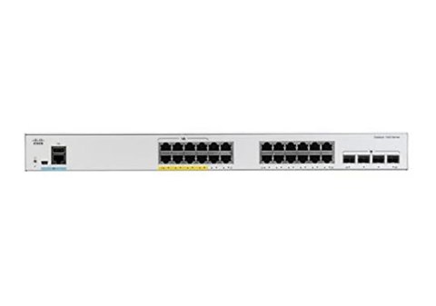 Cisco Catalyst C1000-24FP-4G-L łącza sieciowe Zarządzany L2 Gigabit Ethernet (10/100/1000) Obsługa PoE Szary