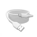 Digitus Kabel zasilający silikonowy USB-A - USB-C, USB 2.0 60W, 1m Biały