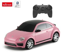 Samochód zdalnie sterowany Rastar 76200 Volkswagen Beetle 1:24 różowy