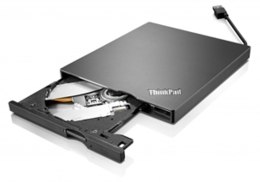 Lenovo ThinkPad UltraSlim USB DVD Burner dysk optyczny DVD±RW Czarny