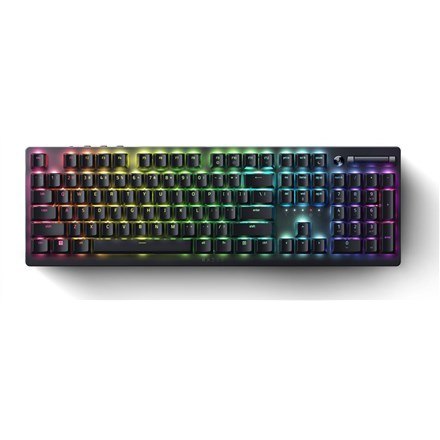 Klawiatura do gier Razer Deathstalker V2 Pro Klawiatura do gier Światło LED RGB US Wireless Black Połączenie bezprzewodowe Przeł