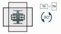 Gembird WM-80STR-01 Regulowany uchwyt do telewizora (obrót i pochylenie), 40"- 80'' (50 kg)