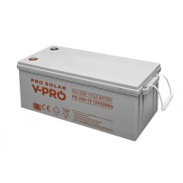 AKUMULATOR VOLT POLSKA DEEP CYCLE VPRO SOLAR 12V 220AH VRLA BEZOBSŁUGOWY