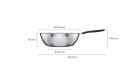 Fiskars Wok z powłoką ceramiczną Functional Form 28cm 1072313