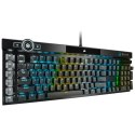 Klawiatura Gamingowa Corsair K100 RGB, Corsair OPX, LED RGB - Czarna