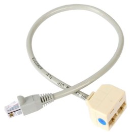 StarTech RJ45SPLITTER rozgałęziacz sieciowy Szary