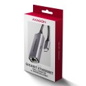 Axagon ADE-TXPD stacja dokująca Przewodowa USB 3.2 Gen 1 (3.1 Gen 1) Type-C Szary