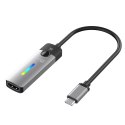 J5create JCA157 adapter kablowy 10 m USB Type-C HDMI Czarny, Szary