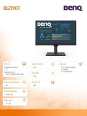 Benq Monitor 27 cali BL2790T LED 5ms/IPS/HDMI/100Hz