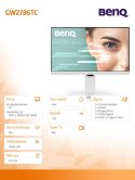 Benq Monitor 27 cali GW2786TC LED 5ms/IPS/HDMI/100Hz