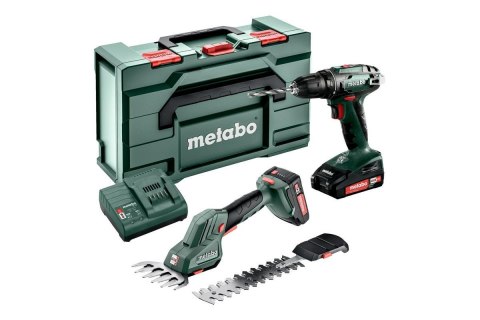 METABO.ZESTAW COMBO 18V 2.2.5 (BS 18 + SGS 18 LTX) Q 2x2,0Ah