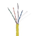 LANBERG KABEL UTP 1GB/S 305M DRUT CCA ŻÓŁTY LCU6-10CC-0305-Y