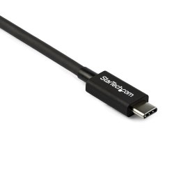 StarTech.com TBLT34MM80CM kabel Thunderbolt 0,8 m 40 Gbit/s Czarny