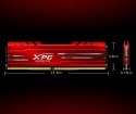 XPG GAMMIX D10 moduł pamięci 16 GB 1 x 16 GB DDR4 3600 MHz