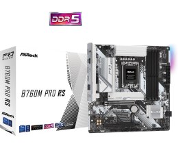 ASRock Płyta główna B760M Pro RS s1700 4DDR5 DP/HDMI mATX