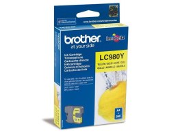 Brother LC-980Y nabój z tuszem 1 szt. Oryginalny Żółty