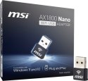 Karta sieciowa MSI 302-8ZE30XE-000 NANO. Wifi 6