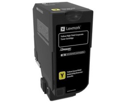 Toner LEXMARK 74C2HYE - żółty