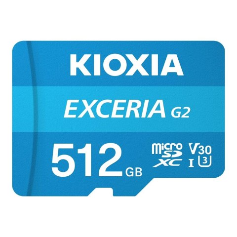 Karta pamięci MicroSDXC KIOXIA EXCERIA G2 512GB UHS-III Class 10 V30 + adapter