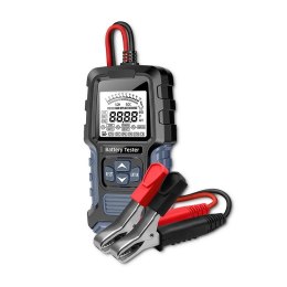 Tester cyfrowy Qoltec akumulatora z wyświetlaczem LCD | 12V | 24V | 3Ah-250Ah