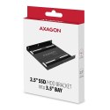 AXAGON RHD-125B Ramka metalowa do montażu 1x 2.5" HDD w pozycji 3.5" Czarna