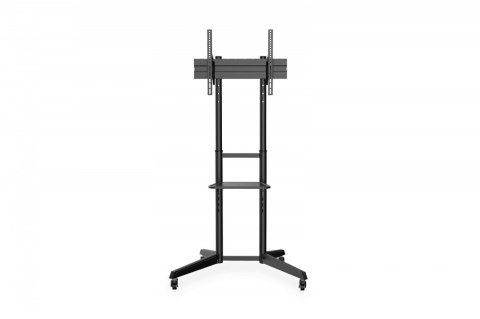 Digitus Stojak mobilny pojedynczy z półką 1xLCD max. 70" max. 50kg, VESA max. 600x400