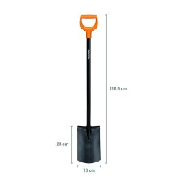 Fiskars Szpadel prosty metalowy Solid 1066717