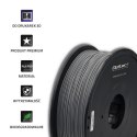 Qoltec Profesjonalny filament do druku 3D | PLA PRO | 1kg | 1.75mm | Szary