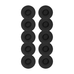 LEATHERETTE EAR CUSHIONS L/10 UNITS PACK