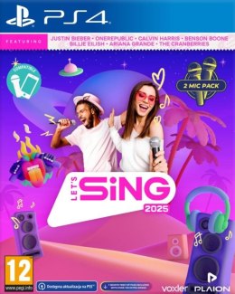 Plaion Gra PlayStation 4 Lets Sing 2025 2-mic