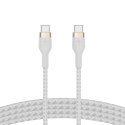 Belkin BOOST^CHARGE PRO Flex kabel USB USB 2.0 2 m USB C Biały