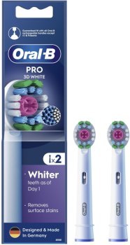 Końcówki do szczoteczek - Oral-B EB18pRX 3D White 2 szt.