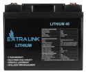 Extralink LiFePO4 40AH | Akumulator | 12.8V, BMS