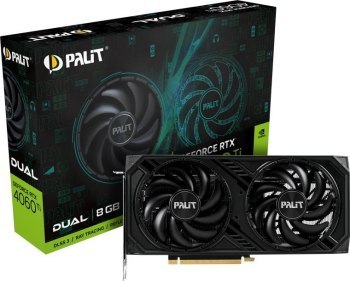 Karta graficzna Palit GeForce RTX 4060 Ti Dual 8GB GDDR6