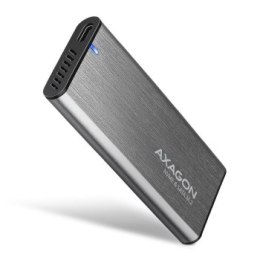 Obudowa zewnętrzna Axagon do dysków M.2 NVMe & SATA SSD / USB-C 3.2 G2, 30-80mm szara