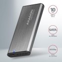 Obudowa zewnętrzna Axagon do dysków M.2 NVMe & SATA SSD / USB-C 3.2 G2, 30-80mm szara