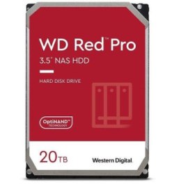 Dysk HDD WD Red Pro WD201KFGX (20 TB ; 3.5 ; 512 MB; 7200 obr/min)