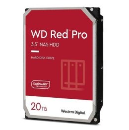 Dysk HDD WD Red Pro WD201KFGX (20 TB ; 3.5 ; 512 MB; 7200 obr/min)