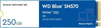 Dysk SSD WD Blue SN570 WDS250G3B0C (250 GB ; M.2; PCIe NVMe 3.0 x4)