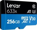 Karta pamięci - Lexar 256GB microSDXC High-Performance 633x UHS-I C10 A1 V30 U3 (LSDMI256BB633A)