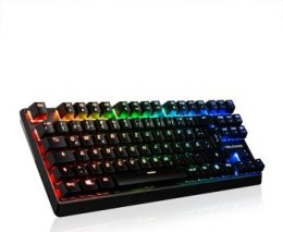 MODECOM VOLCANO LANPARTY PLUS RGB PRZEWODOWA KLAWIATURA MECHANICZNA (BRĄZOWY WYMIENIALNY PRZEŁĄCZNIK OUTEMU) DE LAYOUT