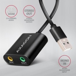 Karta dźwiękowa/Adapter dźwięku Axagon USB 2.0 0,15 m