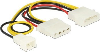 Delock 2x Molex - 3 pin