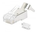 Intellinet 790505 Wtyk RJ45 Cat6a STP, na drut i linkę, 50szt