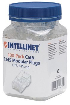 Intellinet wtyk RJ45 Cat6 słoik 100szt