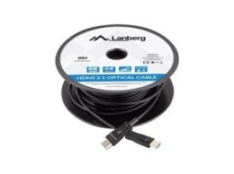 LANBERG KABEL HDMI M/M V2.1 40M 8K OPTYCZNY AOC CA-HDMI-30FB-0400-BK