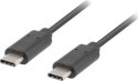 Lanberg USB-C 1.0m czarny